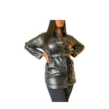 Load image into Gallery viewer, Robin Leather Jacket Plus
